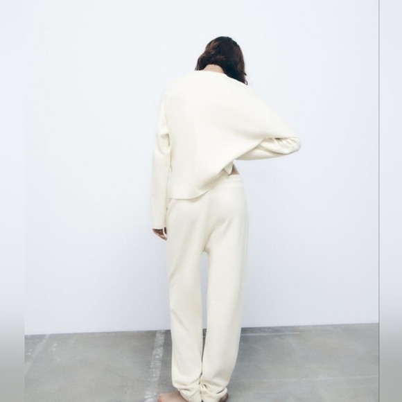 ZARA Cotton Blend Jogger Trackpant with Pockets Size Small - Picture 3 of 11